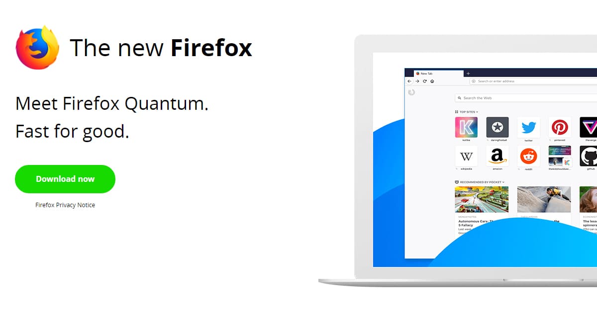 Новый Firefox Quantum. Легче и шустрее